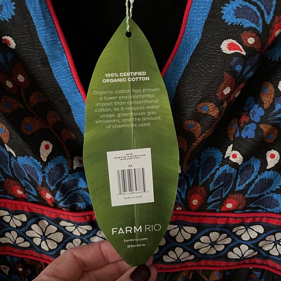 Farm Rio Button Front Mini Dress - Picture 6 of 9